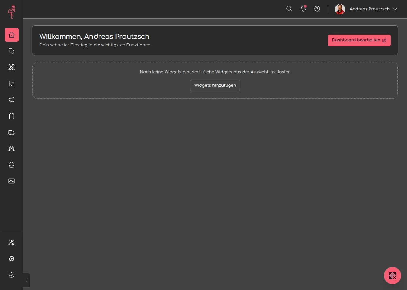 Demo-Einblicke Screenshot 1: dashboard